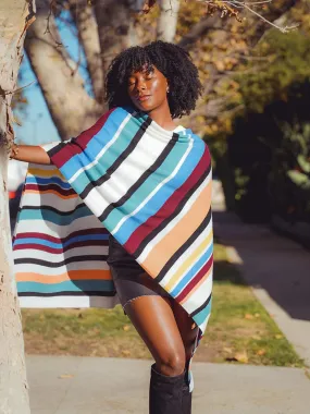 27 Miles X Deddeh Howard Stripe Poncho