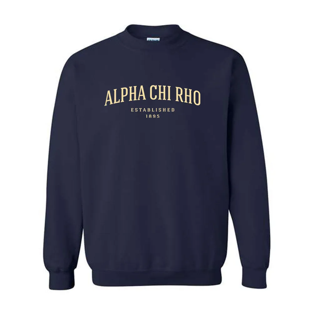 Alpha Chi Rho Ivy League Crewneck Sweatshirt