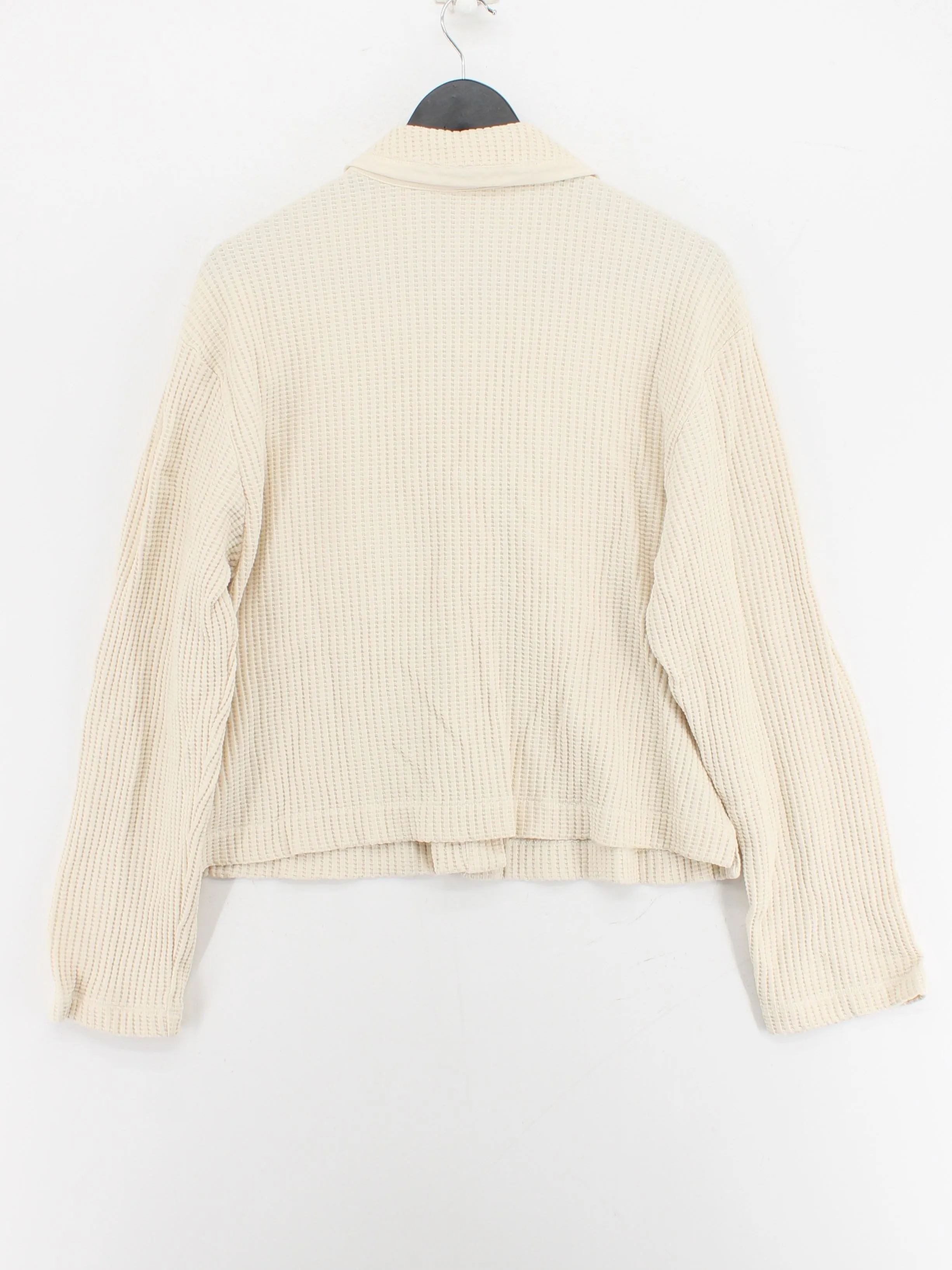 & Other Stories Women's Cardigan S Cream Cotton with Elastane