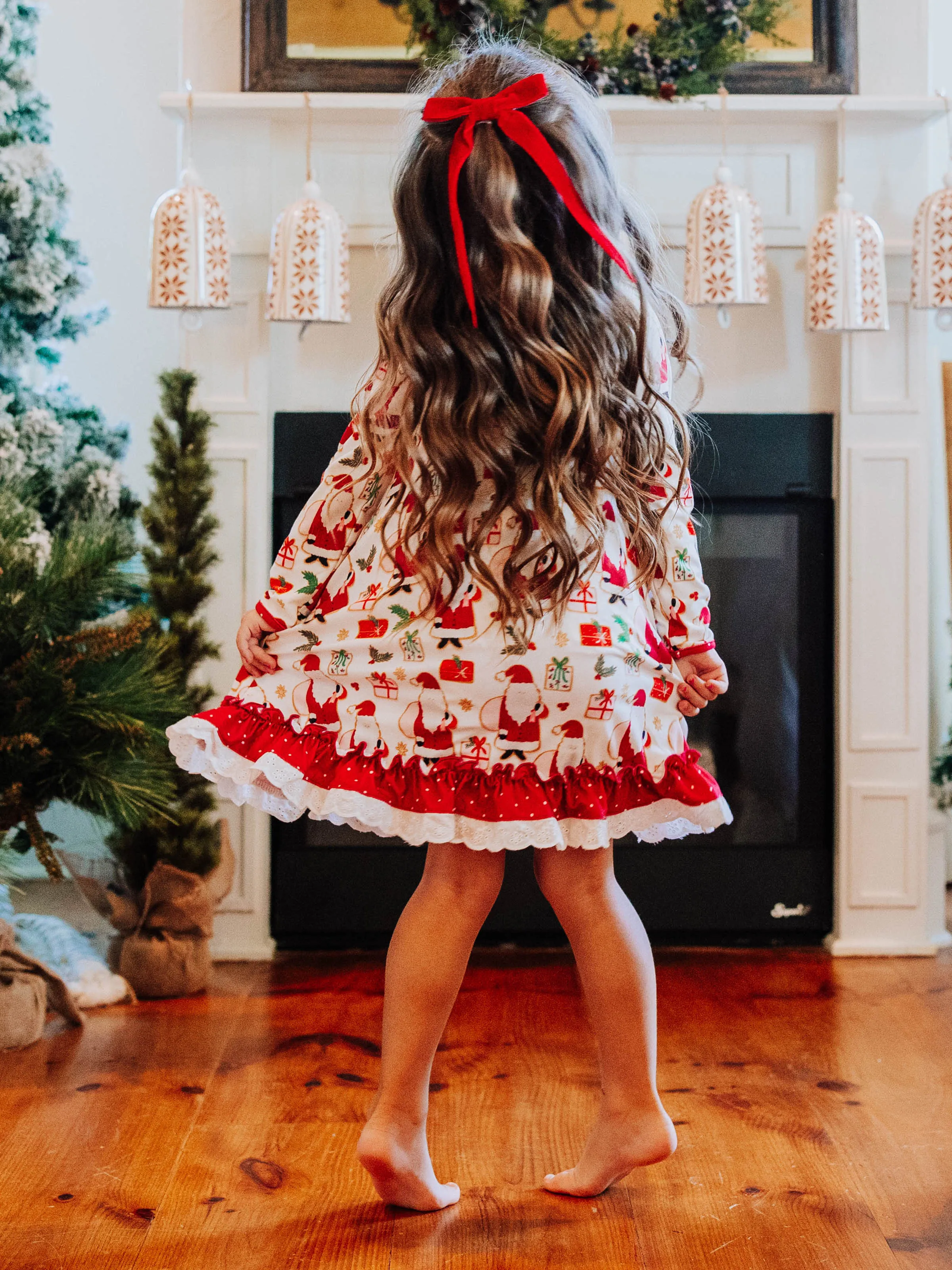 Everyday Play Dress - Santa Claus Comes Tonight