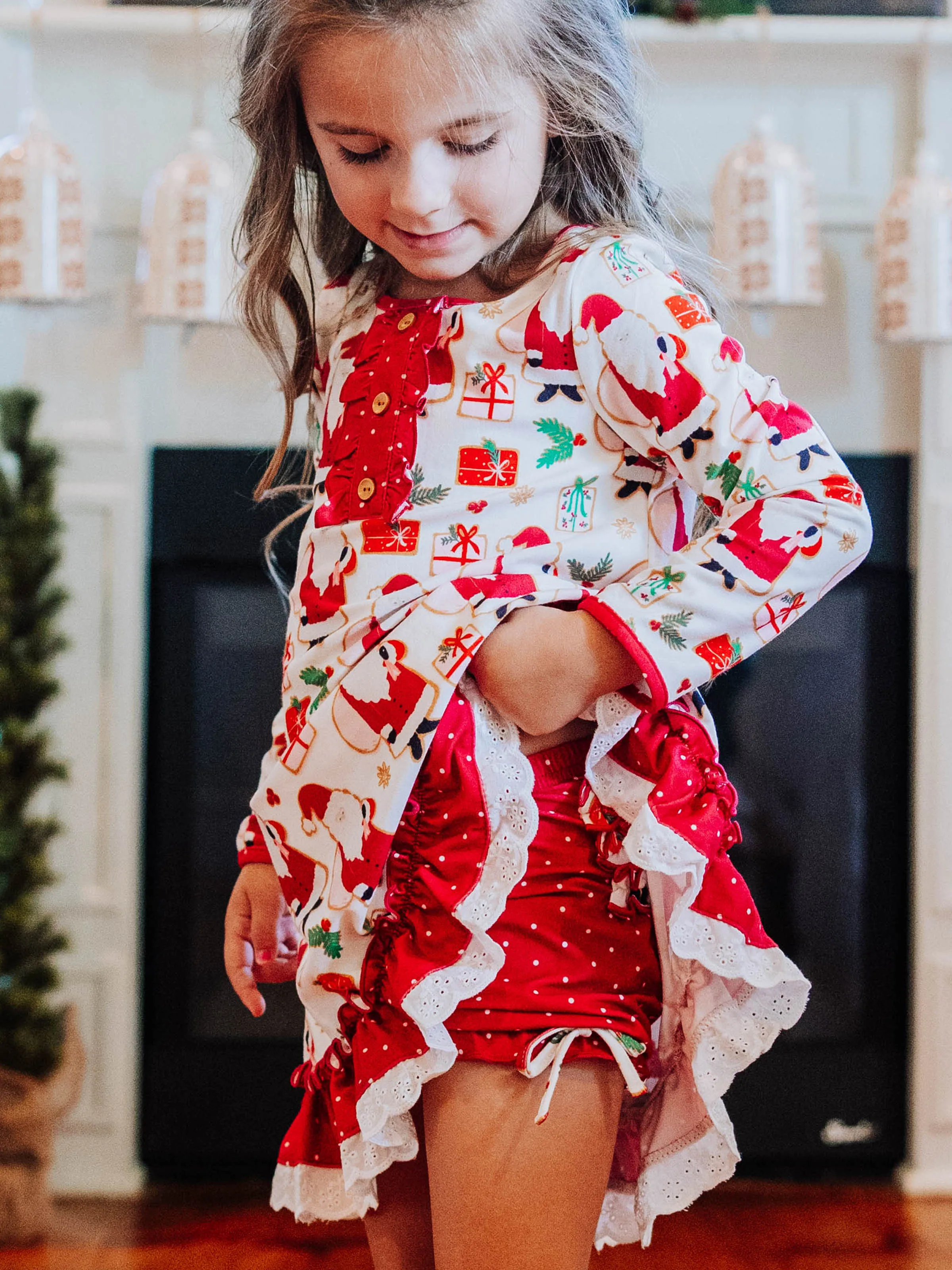 Everyday Play Dress - Santa Claus Comes Tonight