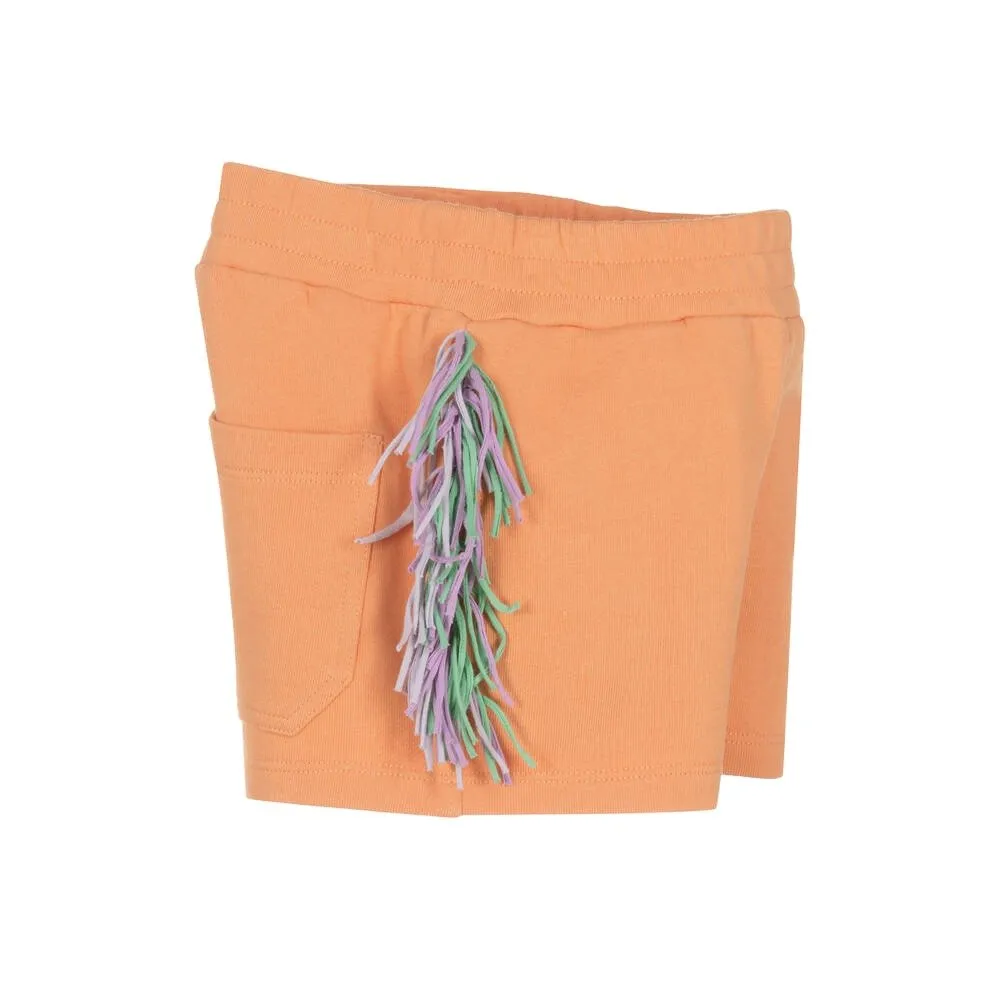 Fringed Bermuda Shorts