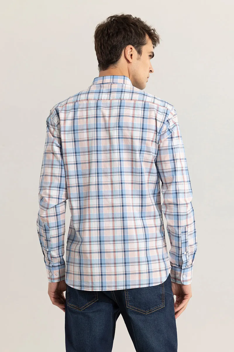 Glider Light Pink Checks Shirt