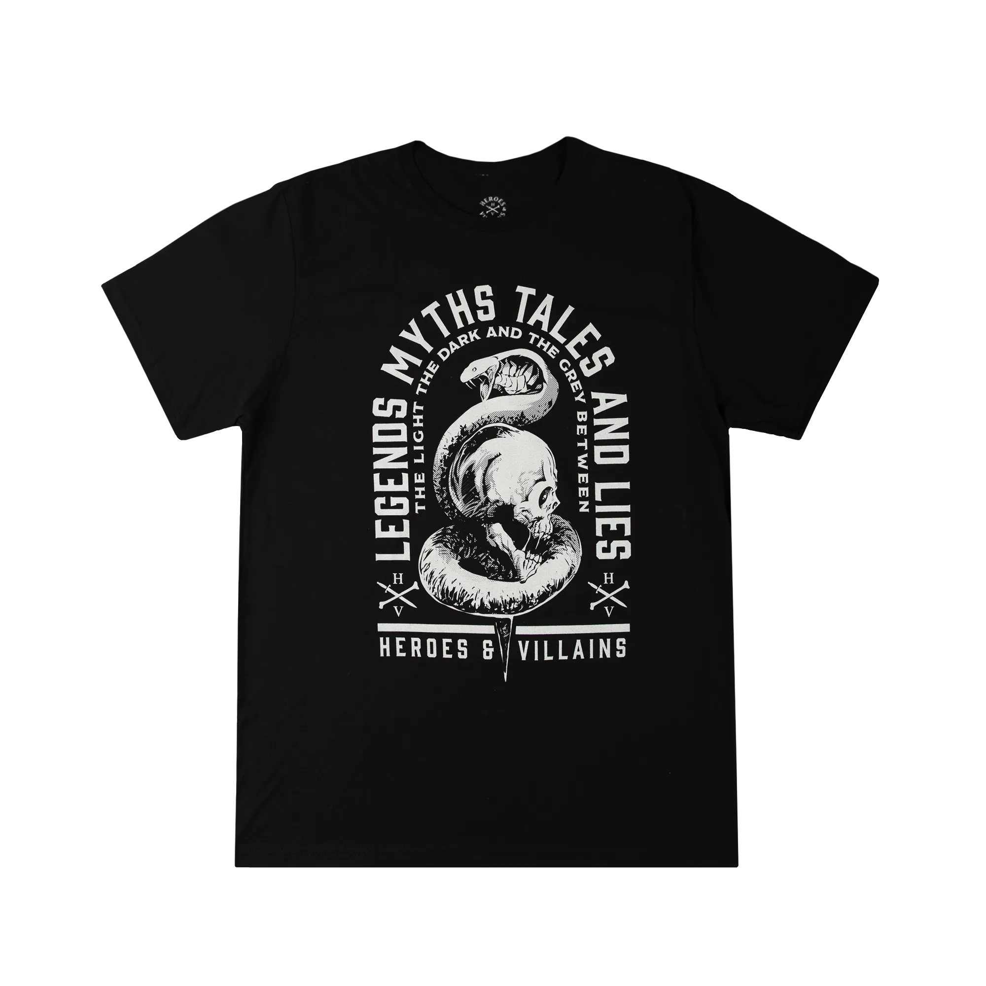 Legends Myths Tales And Lies Black Sustainable Tee