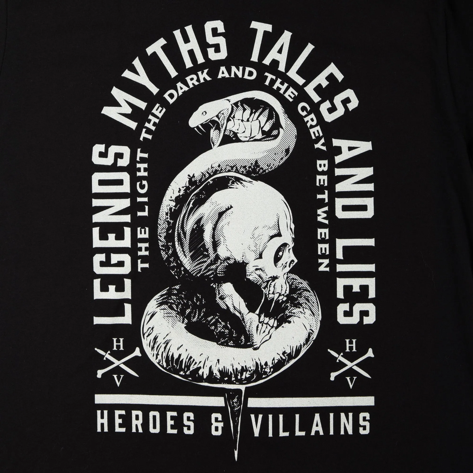 Legends Myths Tales And Lies Black Sustainable Tee