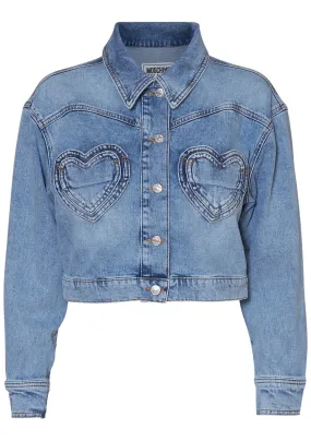 Light Blue Stretch Denim Jacket