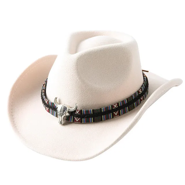 Longhorn Skull Cowgirl Hat 36 Different Styles And Colors To Choose From Two Different Longhorn Styles Silver Conchos Holstein Print Ostrich Feather Rhinestone Crown Check Them All Out!