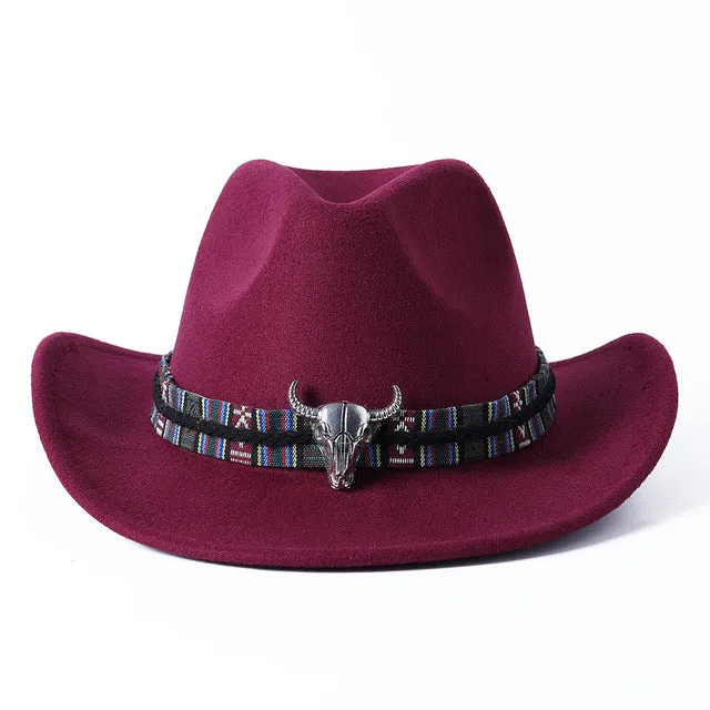 Longhorn Skull Cowgirl Hat 36 Different Styles And Colors To Choose From Two Different Longhorn Styles Silver Conchos Holstein Print Ostrich Feather Rhinestone Crown Check Them All Out!