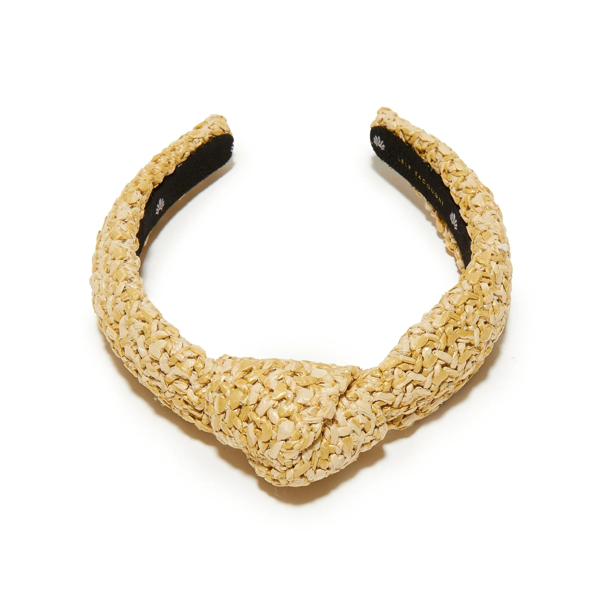 NATURAL RAFFIA KIDS KNOTTED HEADBAND