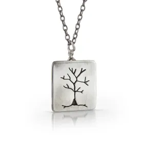 NS5 - Sterling Silver Tree Necklace