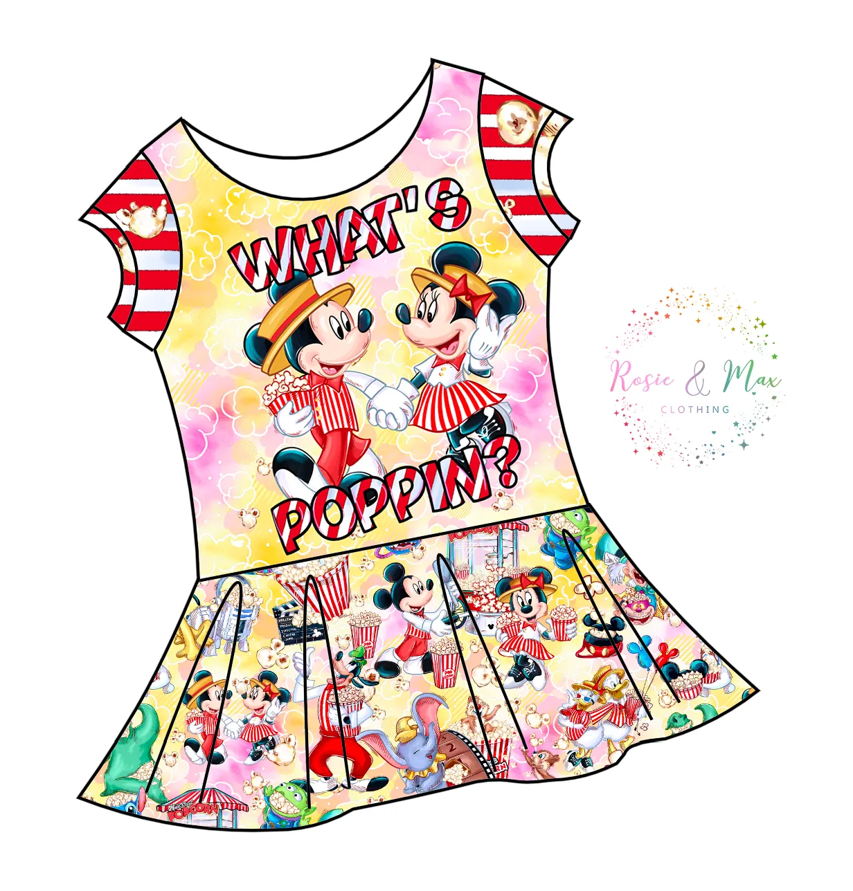 PREORDER - Poppin' Down Mainstreet - Isla Tunic w/PANEL