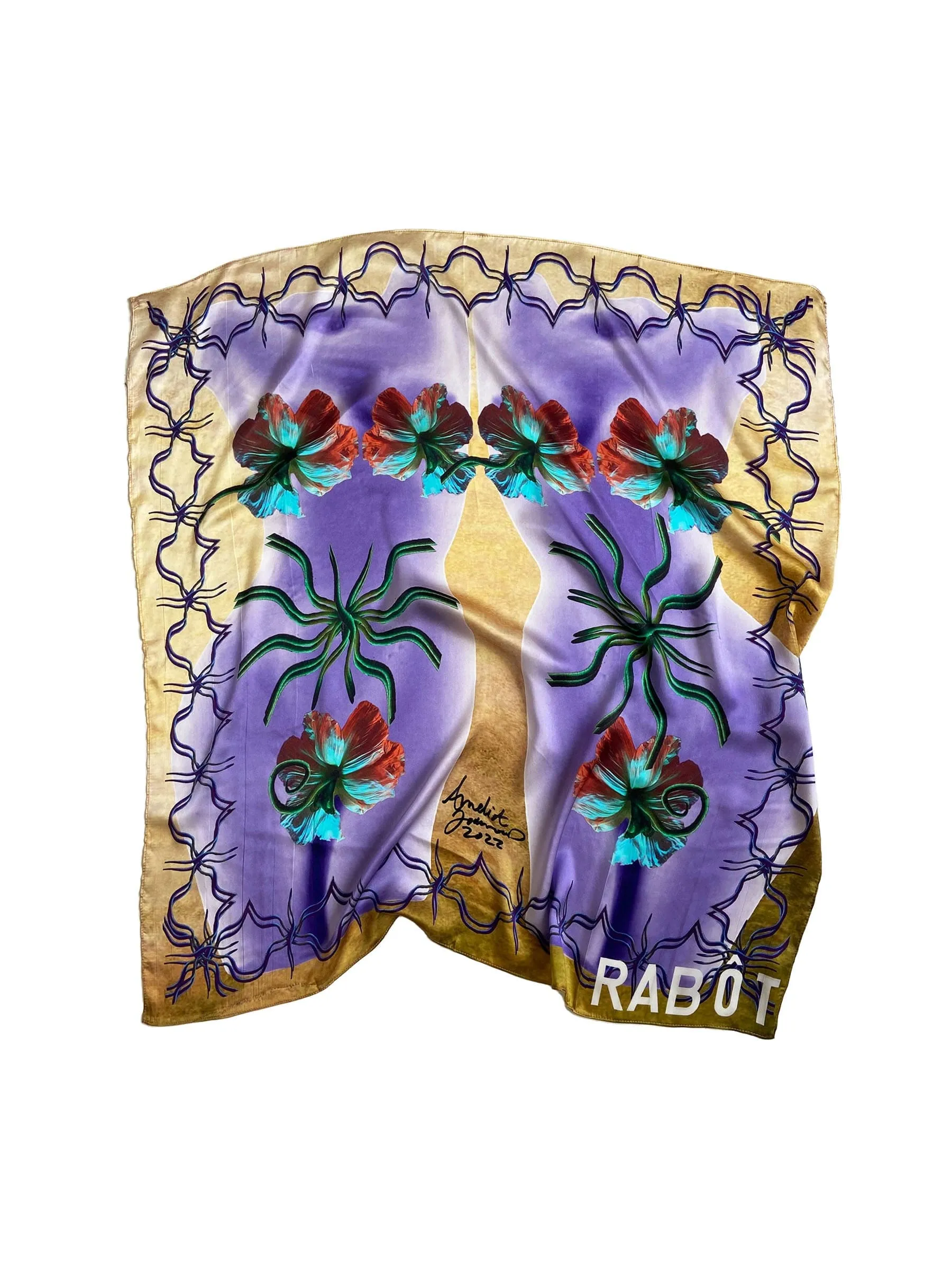 Rabôt Silk Scarf in Phantasia Print