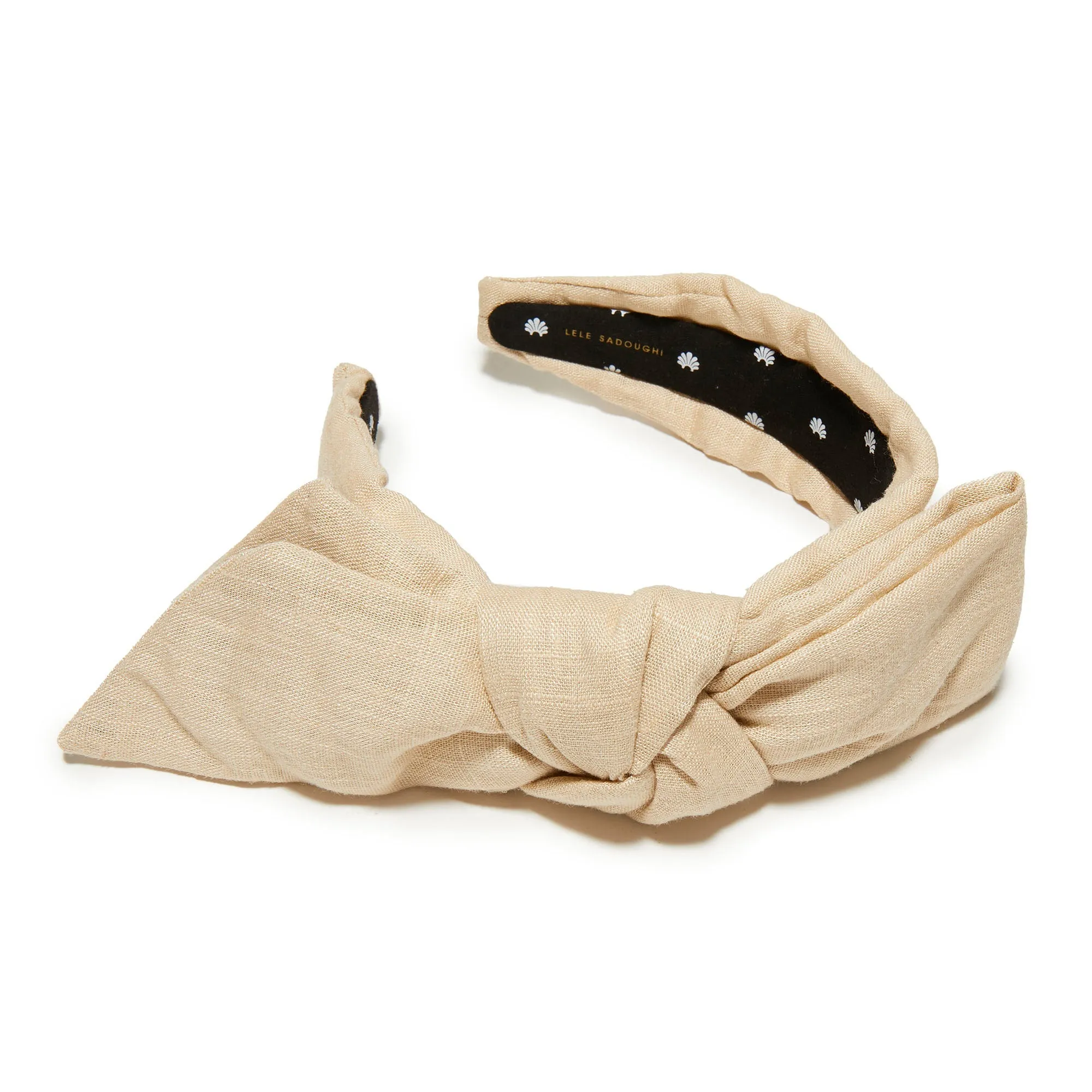 SAND LINEN HOLLY HEADBAND