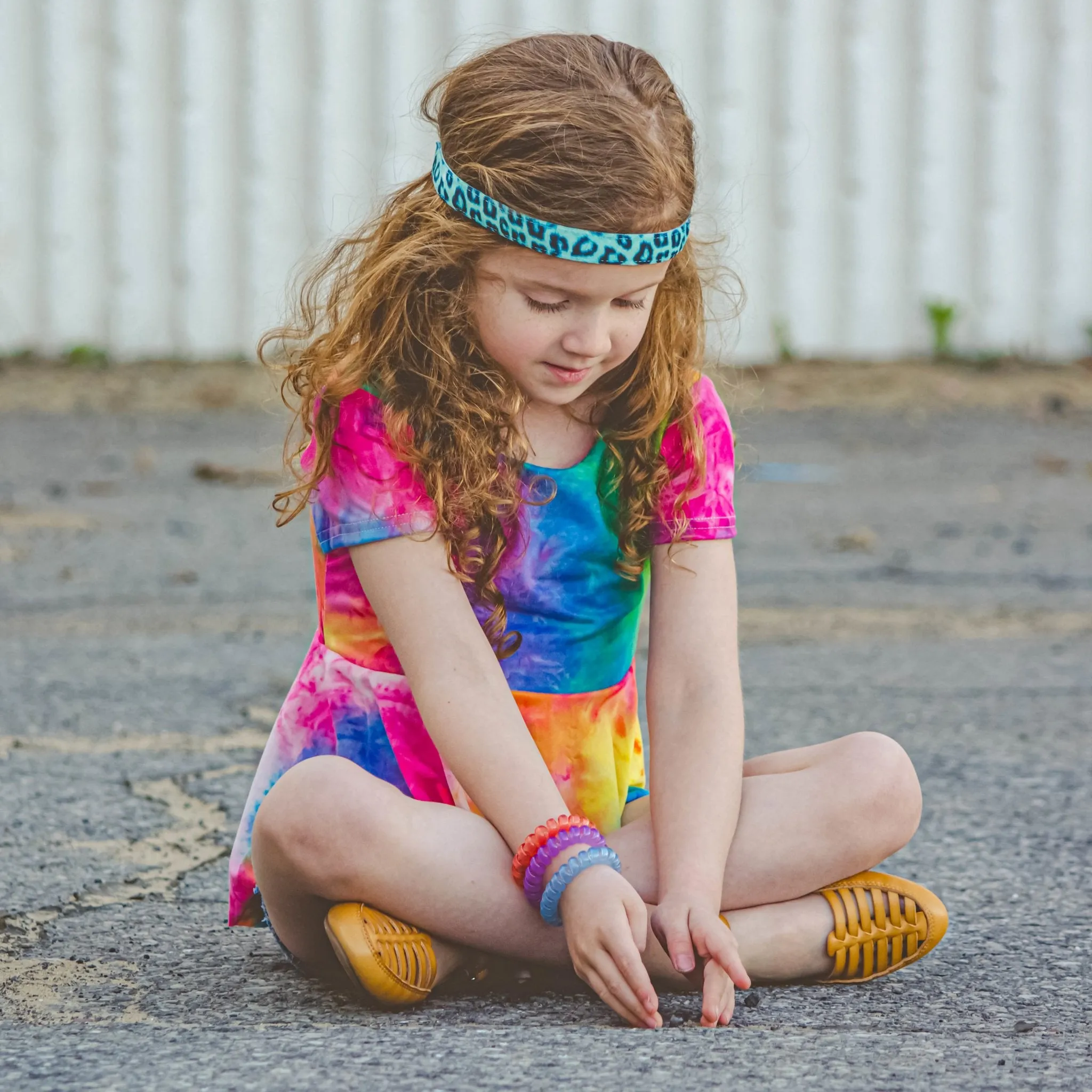 Solar Reactive Coil Hair Ties - 4 Pack