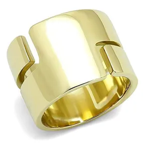 WildKlass Stainless Steel Ring IP Gold Women