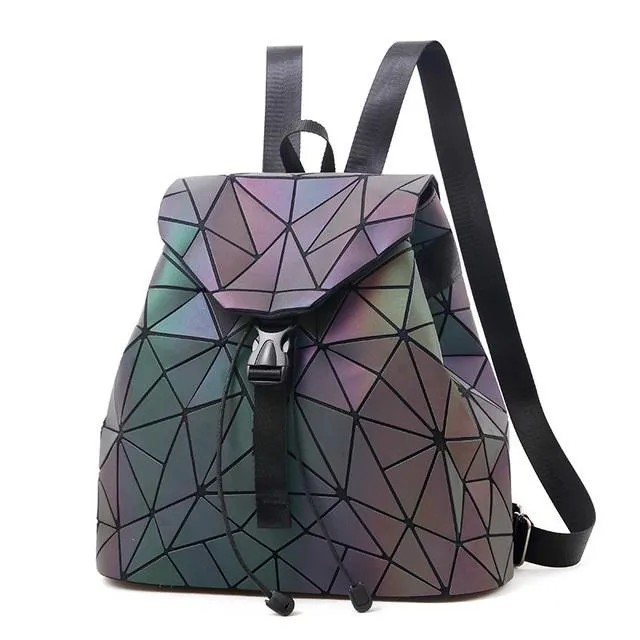 Women's Tote Shoulder Crossbody Luminous Handbag Eco-Friendly Holographic