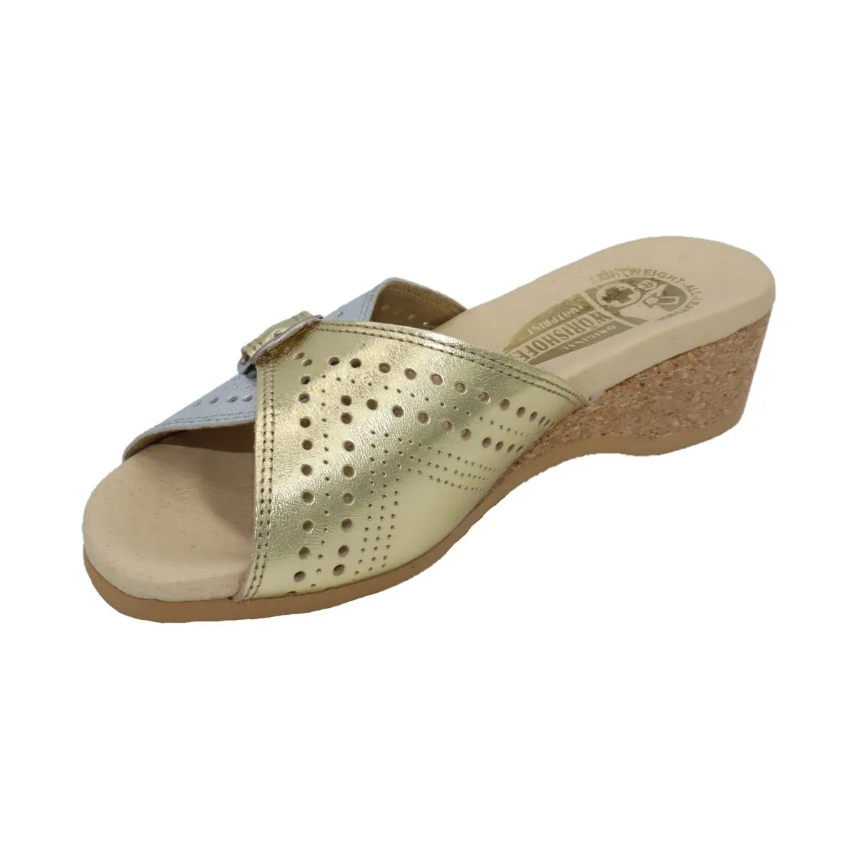 Worishofer Women's 251 Silver Gold/Silver